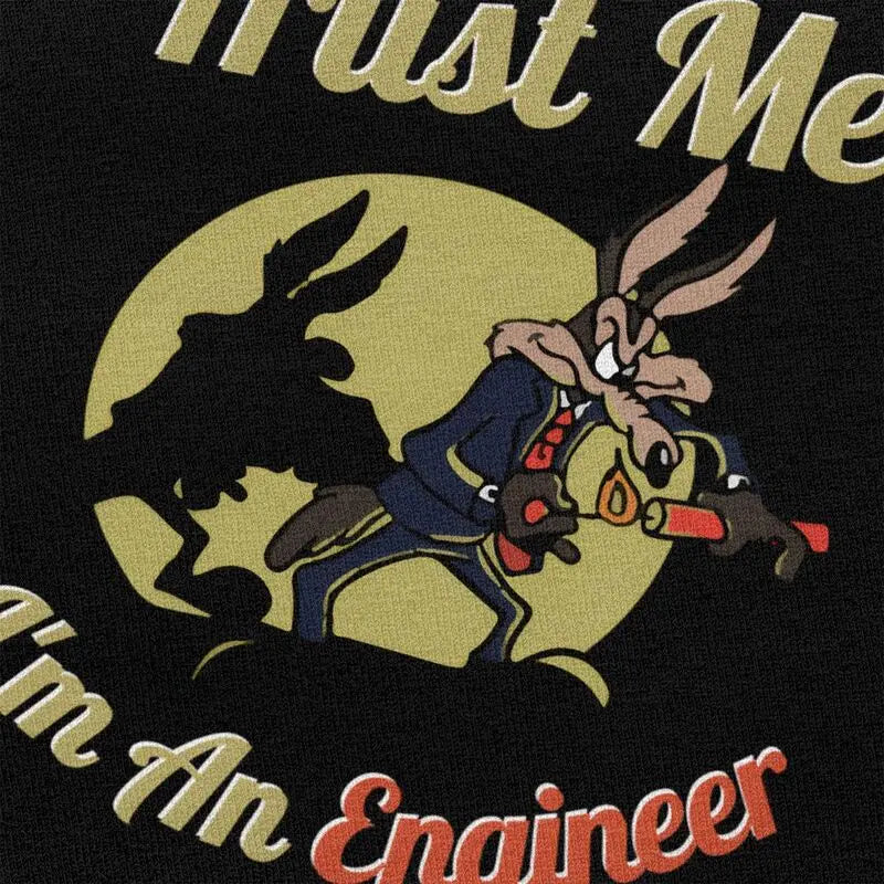 Custom Trust Me Im An Engineer T Shirts for Men 100% Cotton Tee Tops Tshirt Short-Sleeve Fashion T-shirt