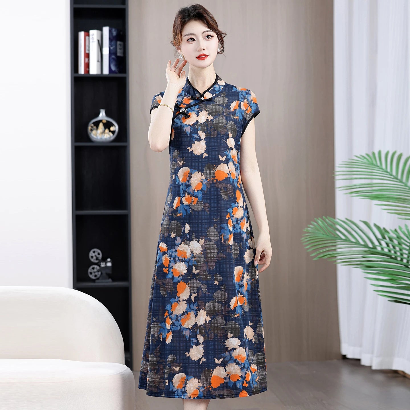 Fashion Clothes Vintage Dress for Women Clothing Streetwear Traditional Chinese Clothing Cheongsams Chinese Qipao Ethnic Style