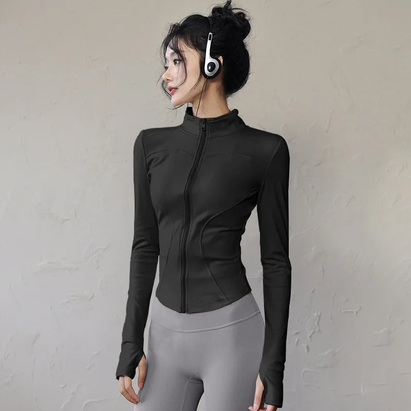 new Sportswear Woman Gym Yoga Sports Jacket Women&