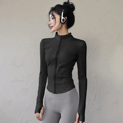new Sportswear Woman Gym Yoga Sports Jacket Women&