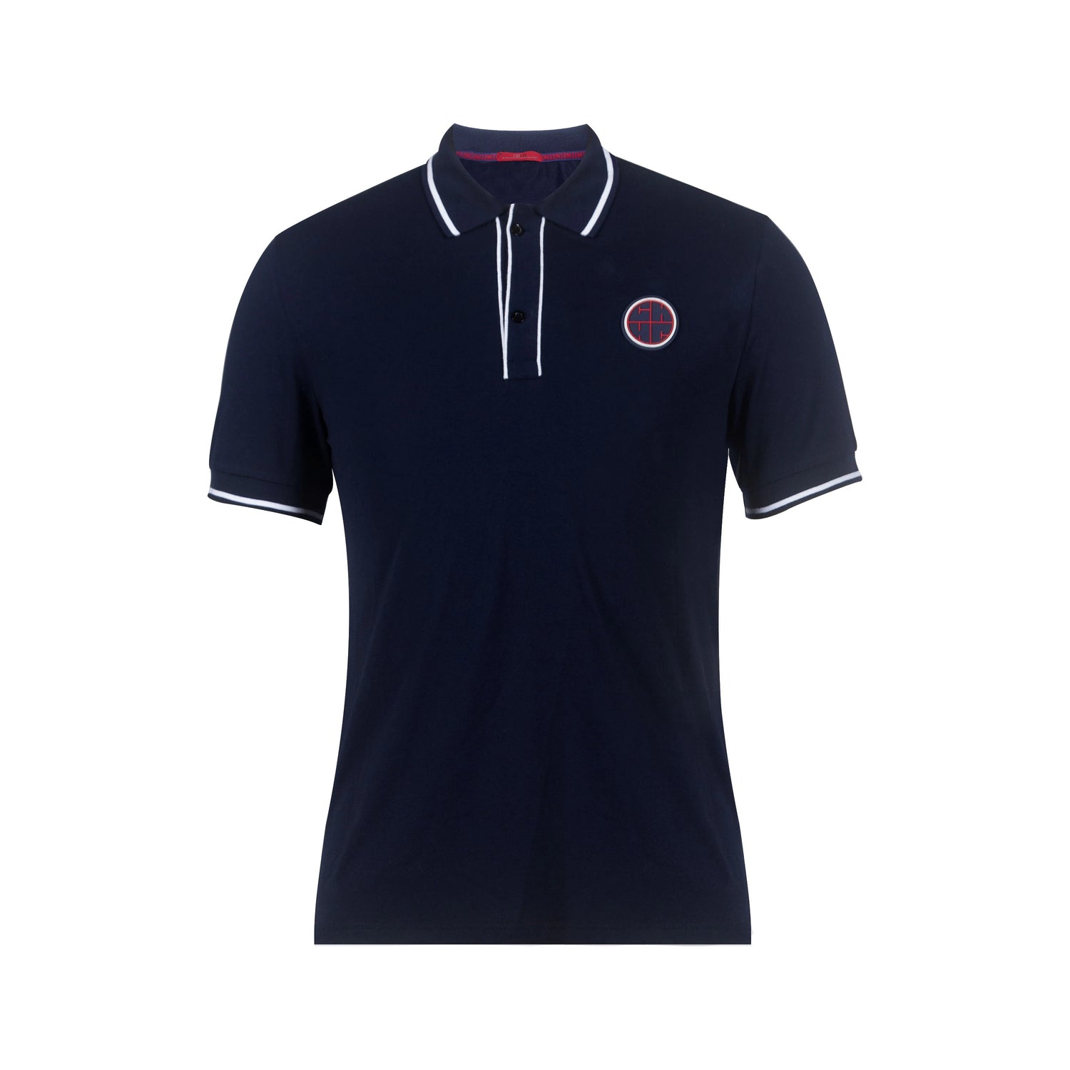 New Men Polo Shirts Short Sleeve Polo Collar Patchwork Solid Men&