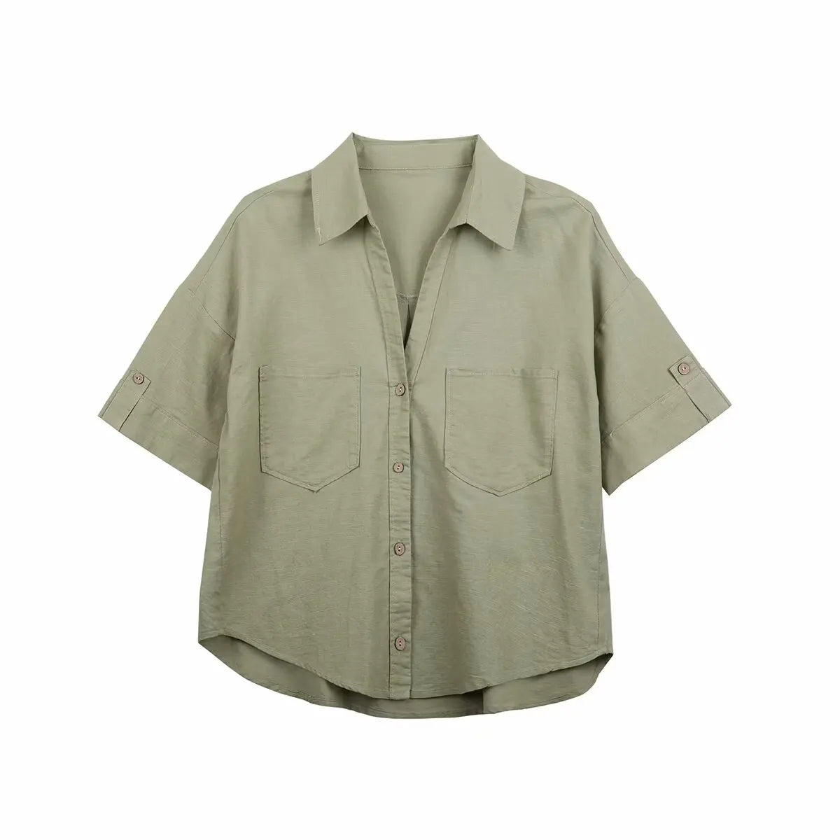 Linen Shirt Women&