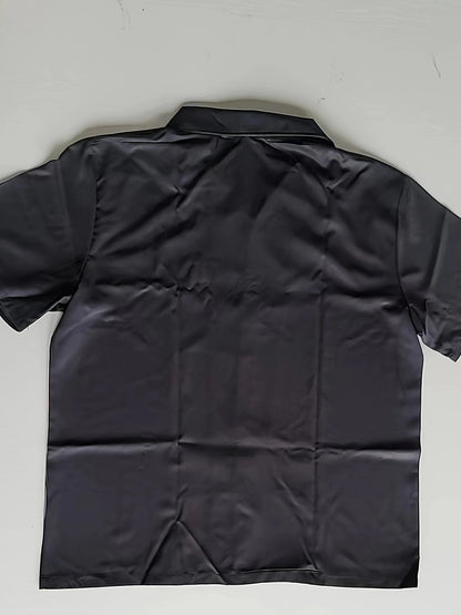 Me And You Button Down Shirt Summer Hot Sale Loose Plus Size Fit Printed Men&