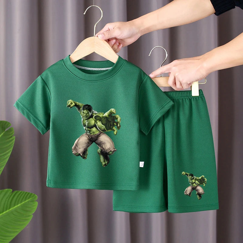 Summer Kids Clothing Set Breathable Casual Outfit for Boys And Girls Teenage Sports Suit Teen Trendy Clothes