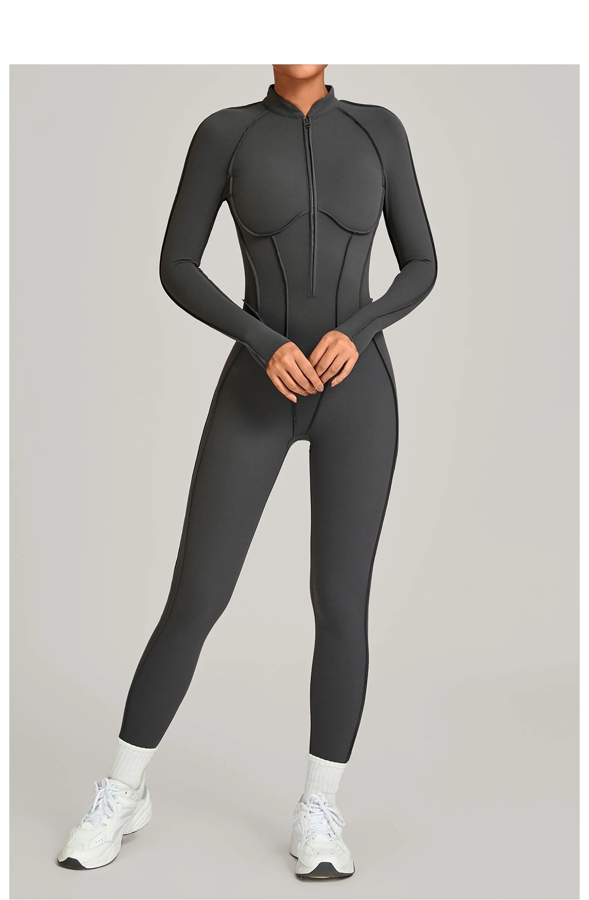 Yoga Suit Yoga Bodysuit Gym Set Women Sportswear Fitness Long Sleeve Sports Jumpsuit Female Workout Clothes One-piece Tracksuits