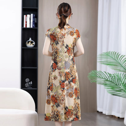 Fashion Clothes Vintage Dress for Women Clothing Streetwear Traditional Chinese Clothing Cheongsams Chinese Qipao Ethnic Style