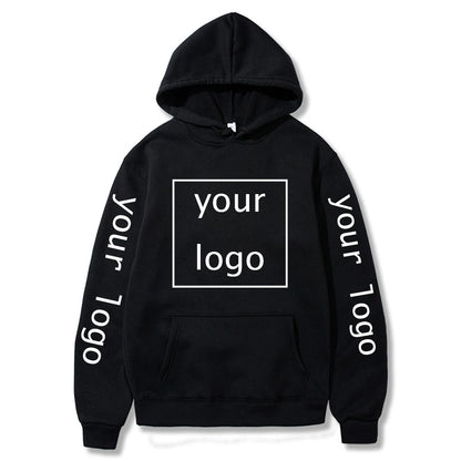 Hoodies Anime New Custom Hoodies Diy Logo Image Print Clothing Customized Sport Casual Sweatshirt Hoodie Pullover Size Xs-4Xl