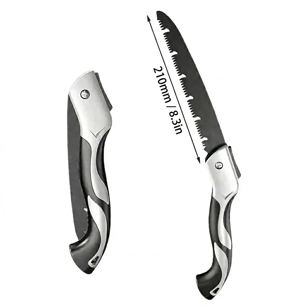 Folding Hand Saw, Multifunctional Outdoor Logging Woodworking Portable Saw, Garden Pruner for Tree Trimming, Gardening Tool