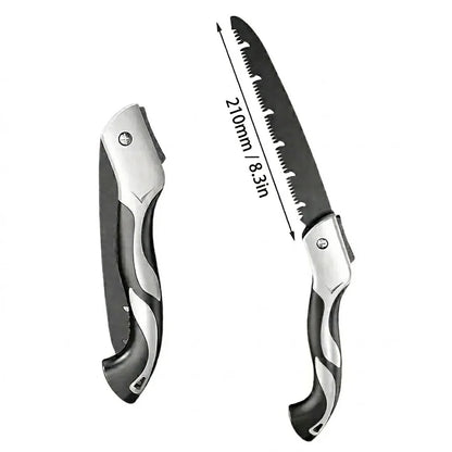 Folding Hand Saw, Multifunctional Outdoor Logging Woodworking Portable Saw, Garden Pruner for Tree Trimming, Gardening Tool