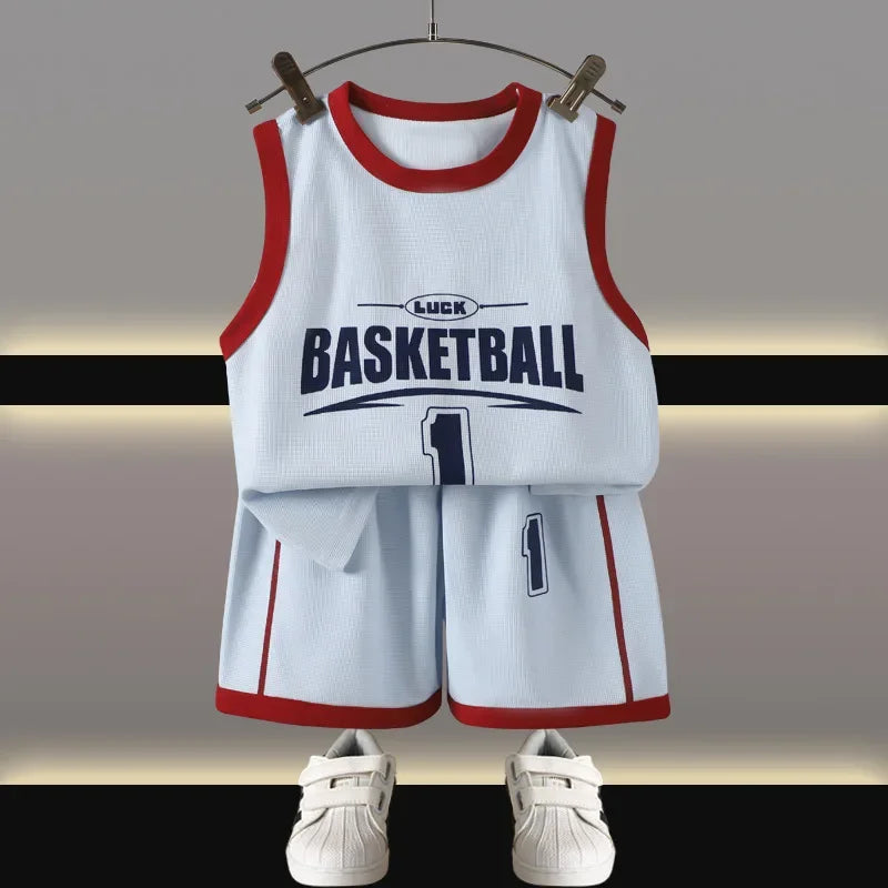 Kids Clothes Boys Girls Vest Suit Summer  Children&