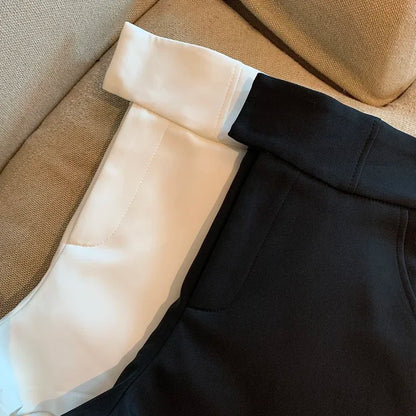 Women Shorts Black Shorts Women Harajuku Elegance High Waisted Shorts A Line Slim Casual Hot Girl Straight Pants Sexy