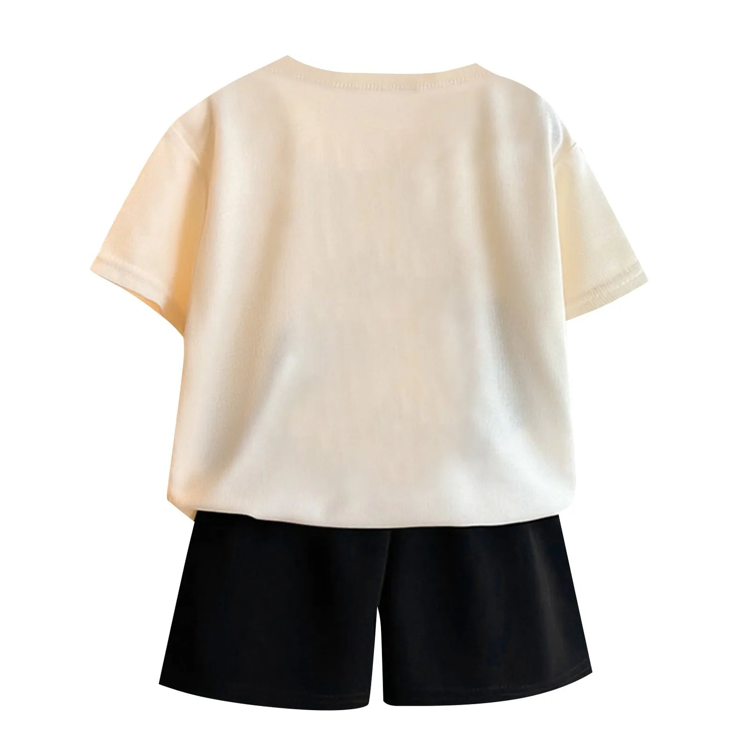 Boys Girls Cartoon Clothing Set Toddler Essentials Breathable Short Sleeve T-shirt Summer Outfit Soft Casual Loose Kids Shorts