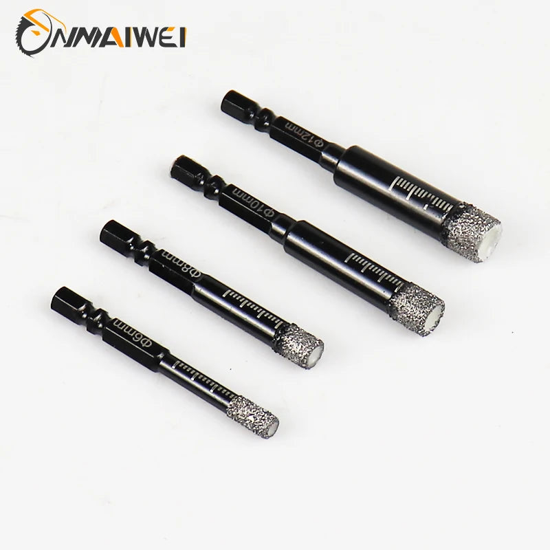 Drill For Porcelain Tiles Hexagonal Shank Brazed Dry Ceramic Tile Drill Bit Diamond Bit Angle Grinder Bit Tile Cutter