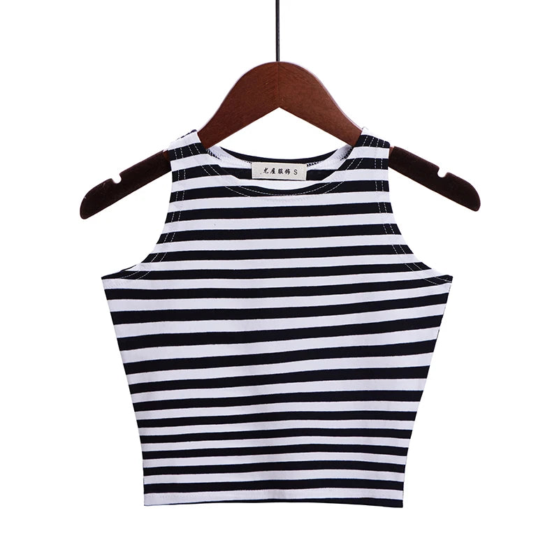 Fashion 2022 New Women Sexy Cotton Crop Top Crop Bustier Multicolor Sleeveless Cropped Blusas Vest Tank Top Camisole 14 Colors