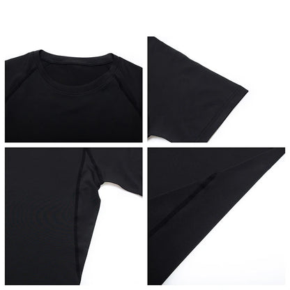Gym Tight Training Clothing Workout Jogging Sports Set Fitness Men&