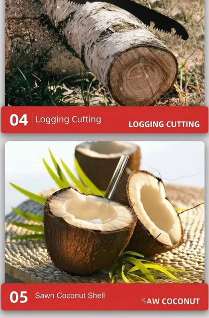 Folding Hand Saw, Multifunctional Outdoor Logging Woodworking Portable Saw, Garden Pruner for Tree Trimming, Gardening Tool