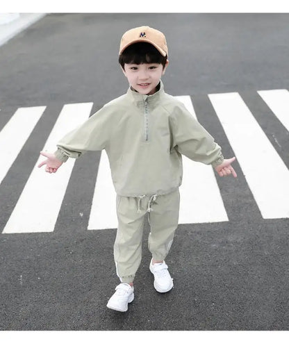 2023 Kids Clothes Boys Spring Autumn teenage Sports Suit Boys Set tracksuits Children Clothing Set 2pcs coat+Pants Causal