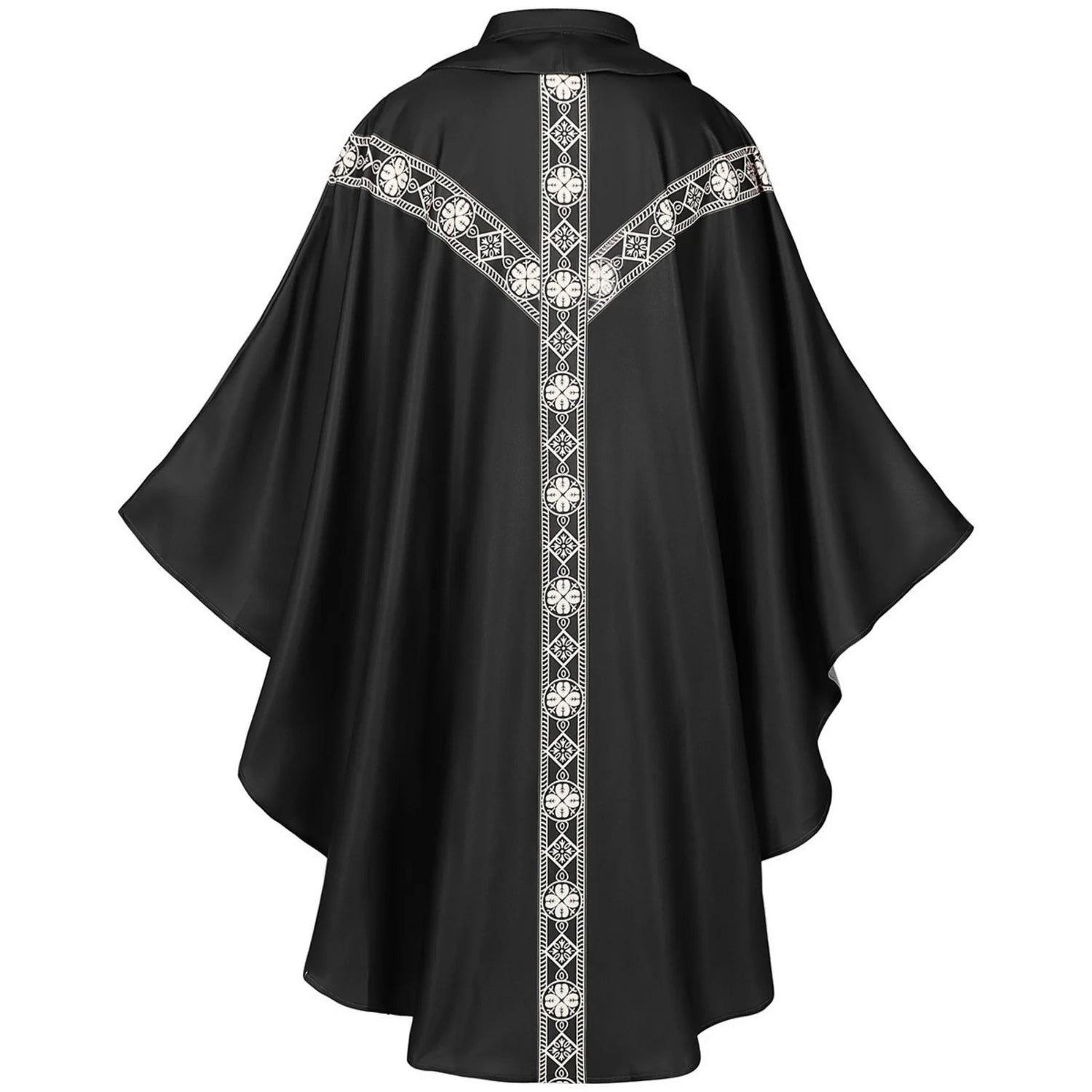 Men Catholic Church Priest Chasuble Embroidered Liturgical Robe Clergy Robe For Mass Prayer Costume Medieval Muslim Costume