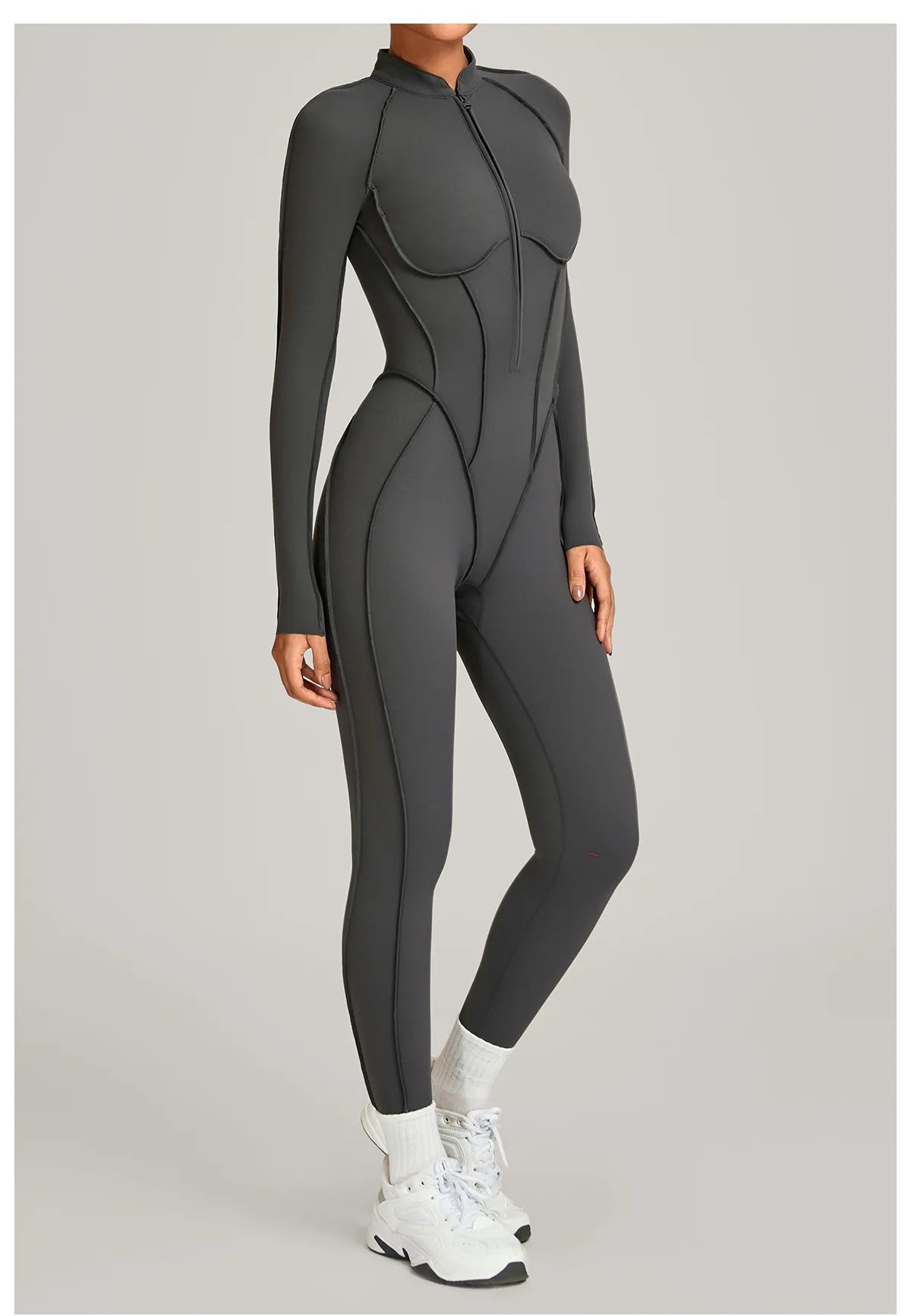 Yoga Suit Yoga Bodysuit Gym Set Women Sportswear Fitness Long Sleeve Sports Jumpsuit Female Workout Clothes One-piece Tracksuits