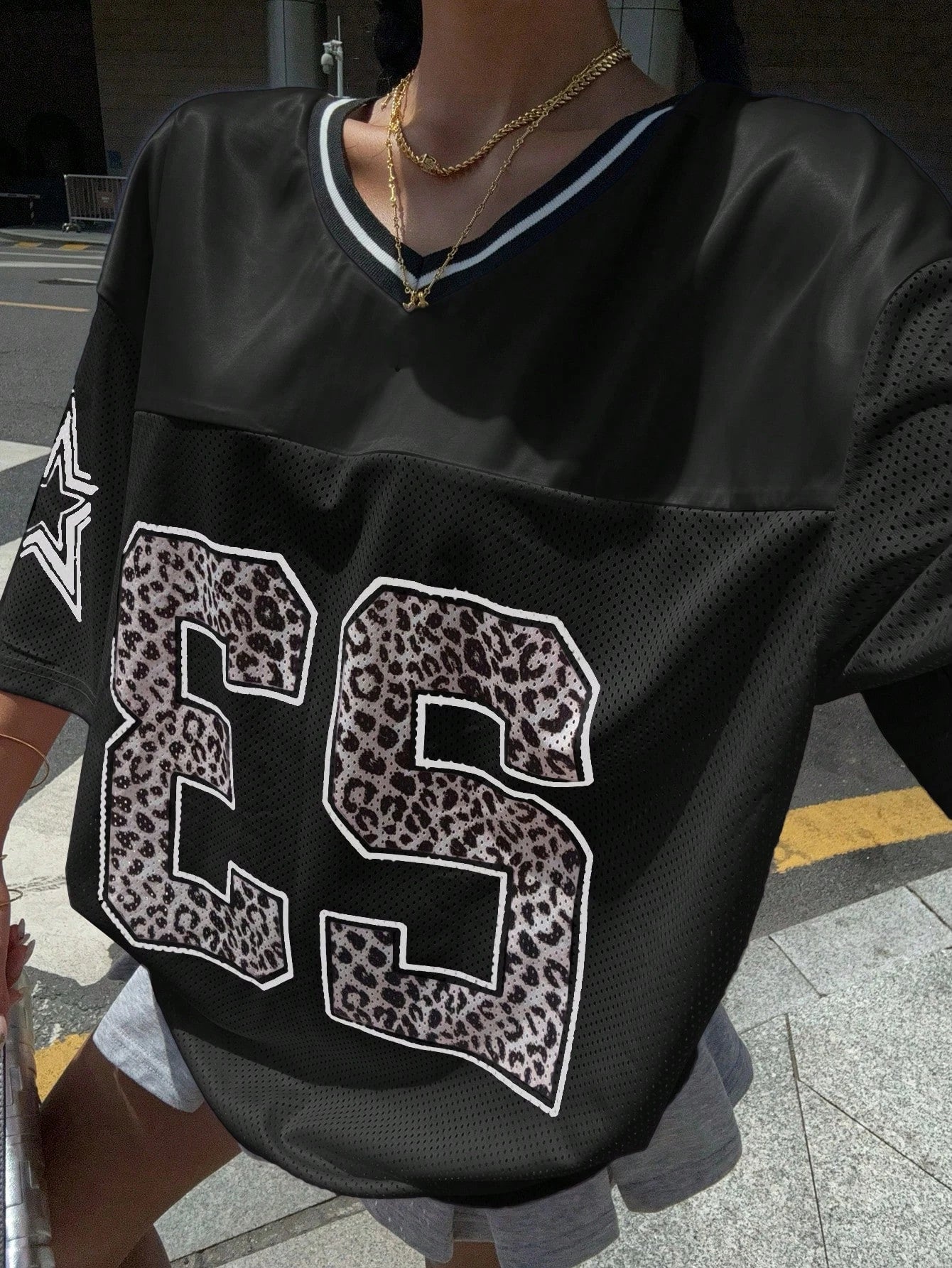 2025 New Sports Jersey Women Printed T-Shirt NO.23 Basketball Jerseys Streetwear Couple Same Style Oversized Men Woman Clothing