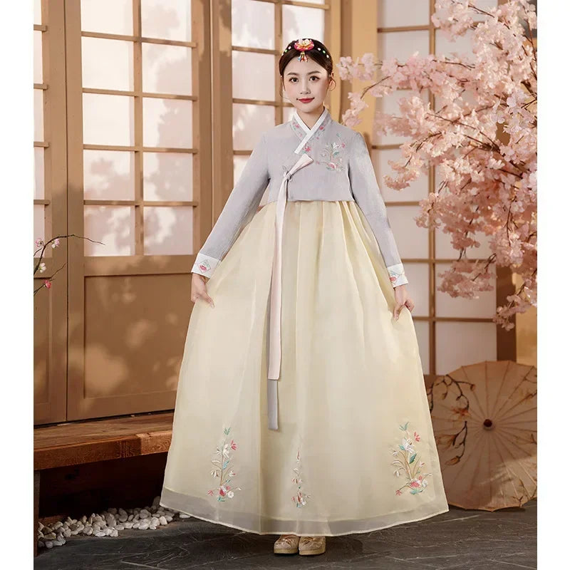 Hanbok for Women Korean Traditional Costume Minority Palace Performance Court Clothes Asian Ancient Costumes Party Hanbok Dress