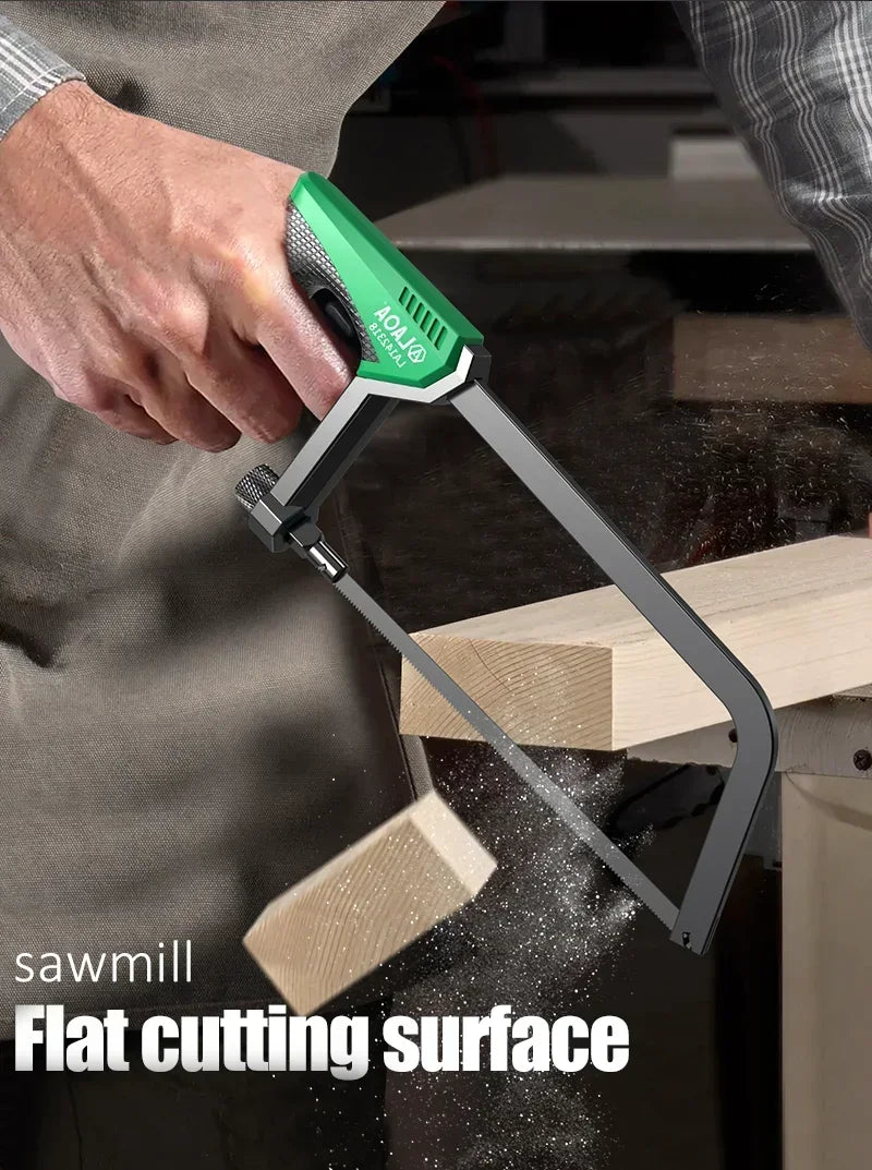 LAOA  Hacksaw 6/12 inch Frame Small Hacksaw Household Small Handheld Woodworking Hand Saw Cutting