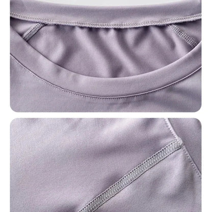Sportswear Woman Gym 2025 Yoga Clothes Women Butt Cover Short Sleeve T-Shirt Quick Dry Fitness Top Breathable Slim Running Shirt