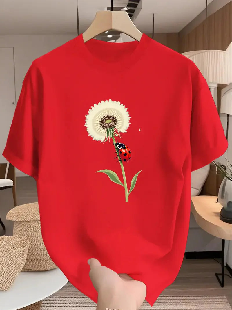 Cotton 100% A New Best-selling Short-sleeved T-shirt for Women&