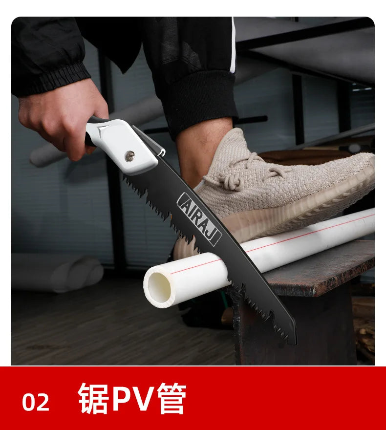 Small portable household manual wood saw special saw blade for gardening tools used to trim trees and branches