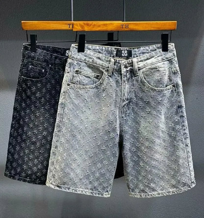 Short Shorts Summer New Personalized Trendy Brand Five Quarter Pants Korean Version Trend Slim Fit Versatile Youth Fashion