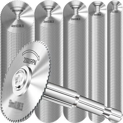 High Speed Steel Saws Blade Set Sharp Stable Non Deviation Suitable Wood Cutting Fits Drills Impact Drills DIY Woodworking Tools