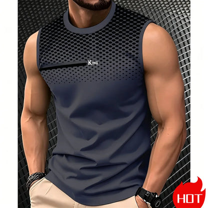 sleeveless T-shirt for man Summer tank tops Fashion Men&