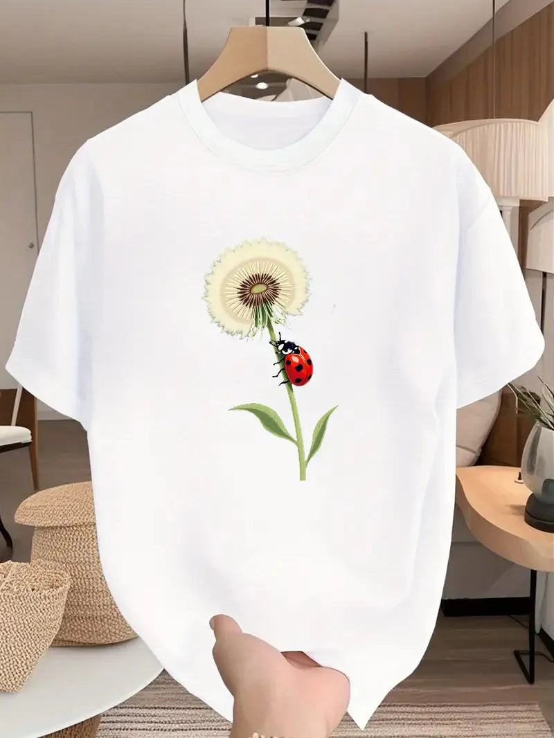 Cotton 100% A New Best-selling Short-sleeved T-shirt for Women&