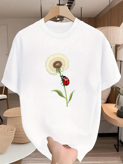 Cotton 100% A New Best-selling Short-sleeved T-shirt for Women&