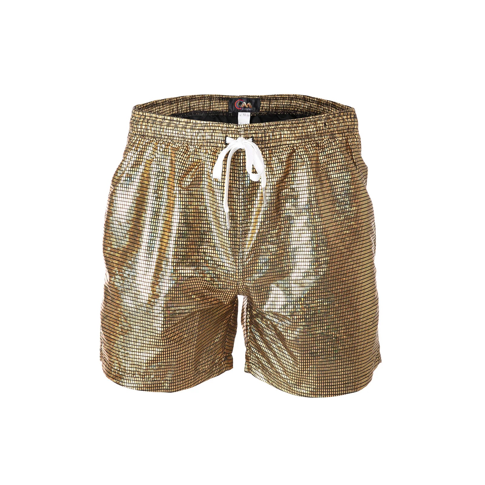 Casual Shorts Men Summer Shiny Quick-dry Beach Sports Short Pants Bottoms Man Beachwear Clothing Homewear With Pocket