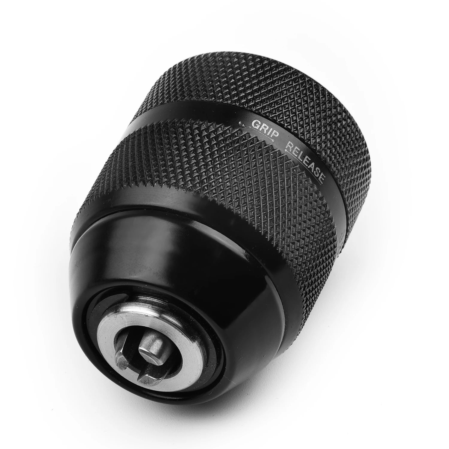 Durable 0 8 10mm Metal Drill Chuck, 3/8 24UNF Thread, Reliable Locking Function With Ratchets, Suitable For Percussion Drills
