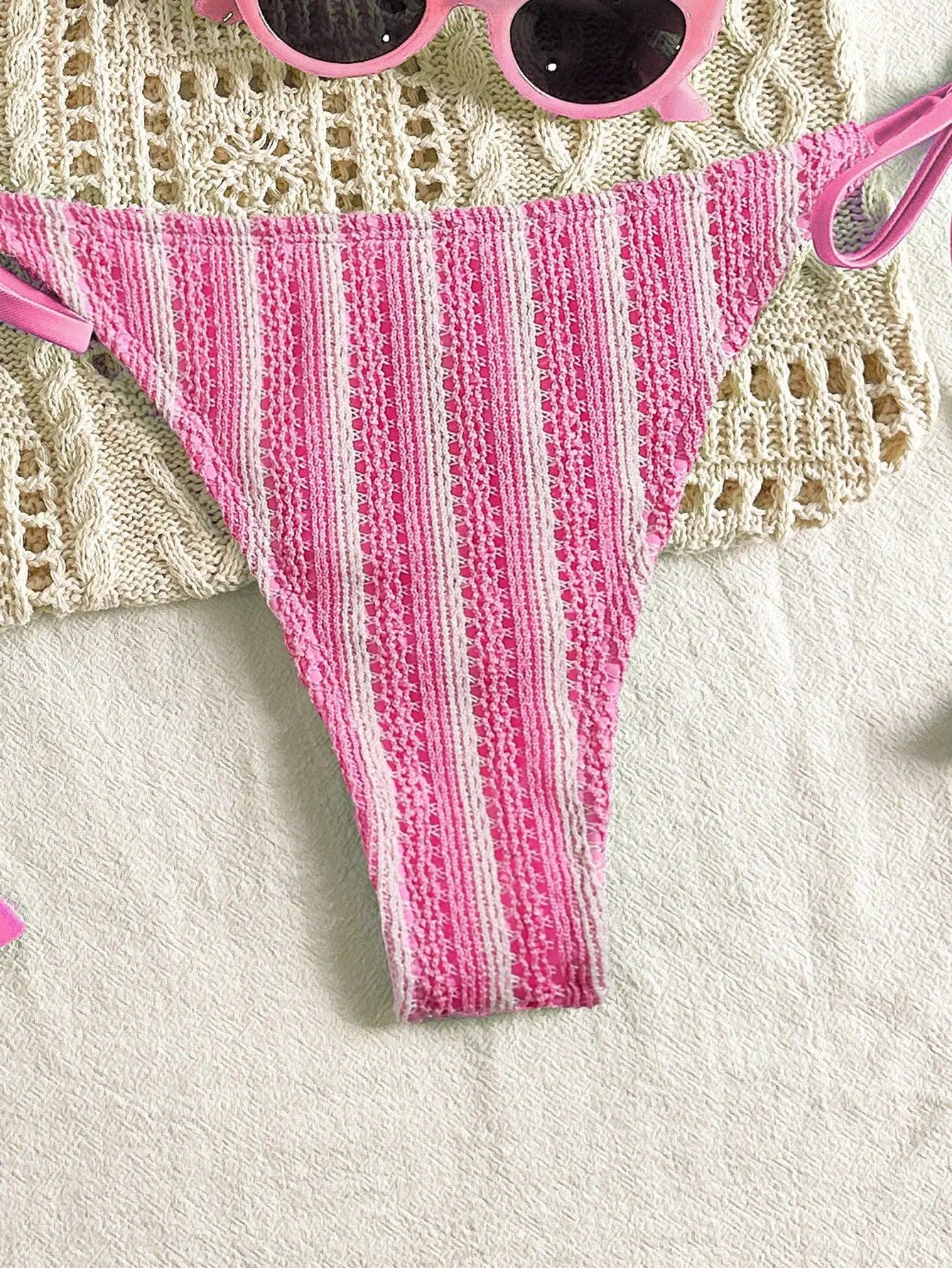 New Ribbed Bikini Swimsuit Female Swimwear Women Two-pieces Bikini Set Bather Bathing Suit Swim Suit Beachwear Купальник Женский