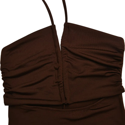 Sleeveless Sexy Female Midi Backless Dresses Slim Night Club Party Women&