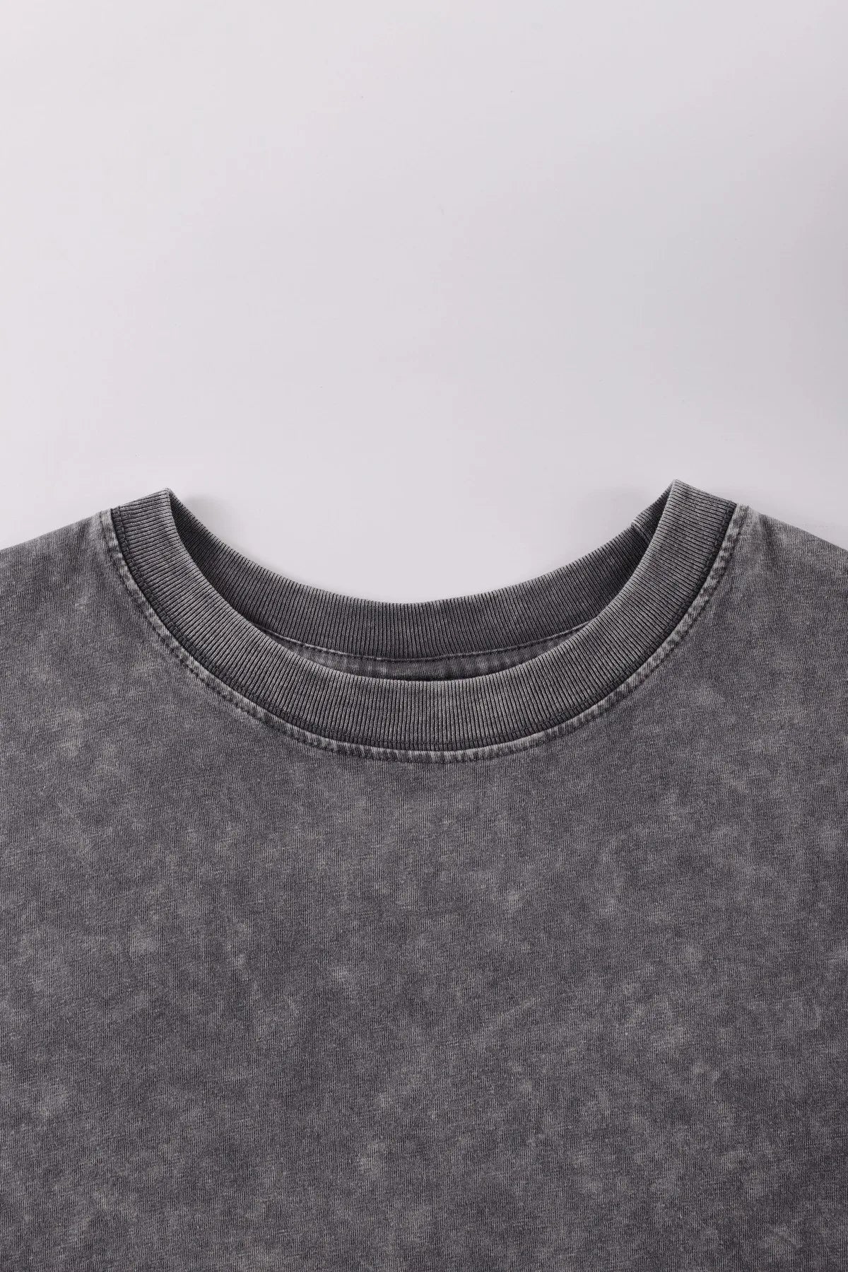 Solid Cotton Washed T-Shirts Men Summer Vintage Breathable Short Sleeve Street Sport Hip Hop Streetwear Fashion All-Match Tops