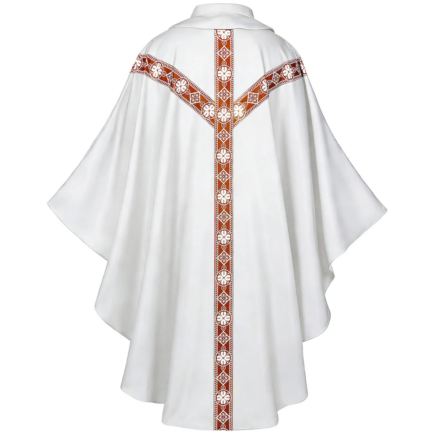 Men Catholic Church Priest Chasuble Embroidered Liturgical Robe Clergy Robe For Mass Prayer Costume Medieval Muslim Costume