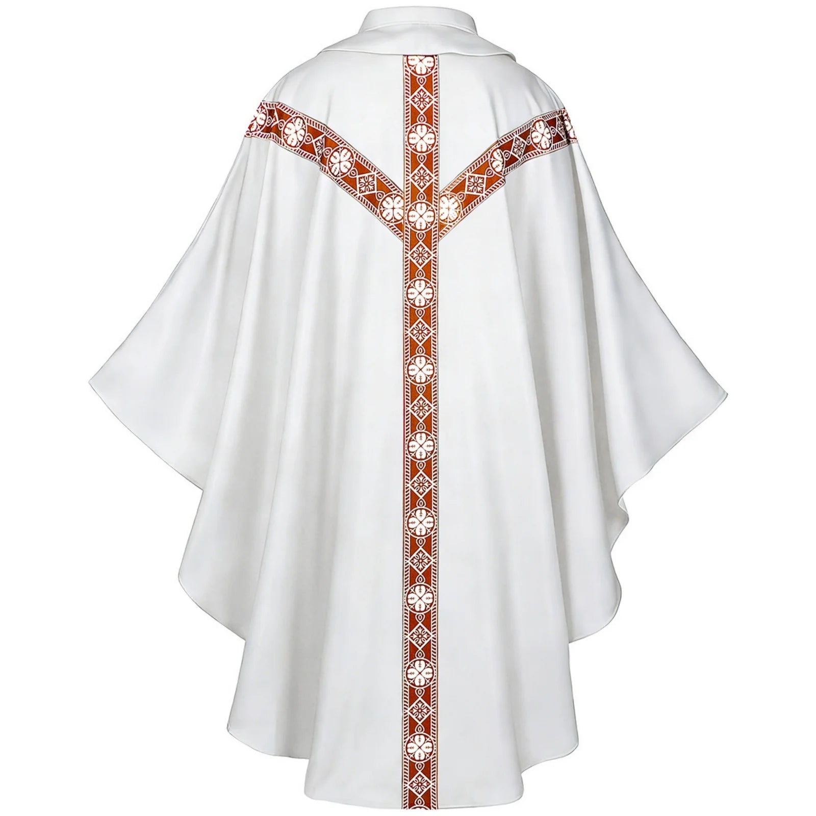 Men Catholic Church Priest Chasuble Embroidered Liturgical Robe Clergy Robe For Mass Prayer Costume Medieval Muslim Costume