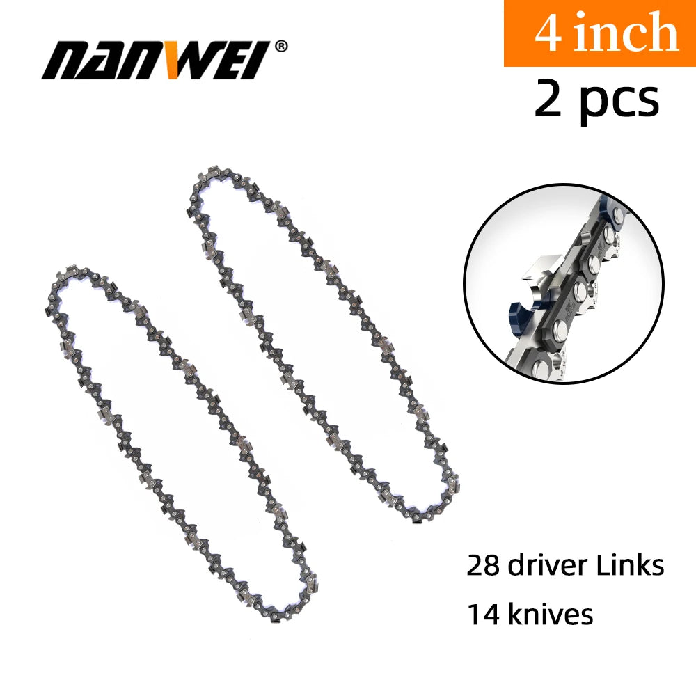 NANWEI Chains for electric chain saws 4/6/8/10/12/16 inch wood saws chain saws