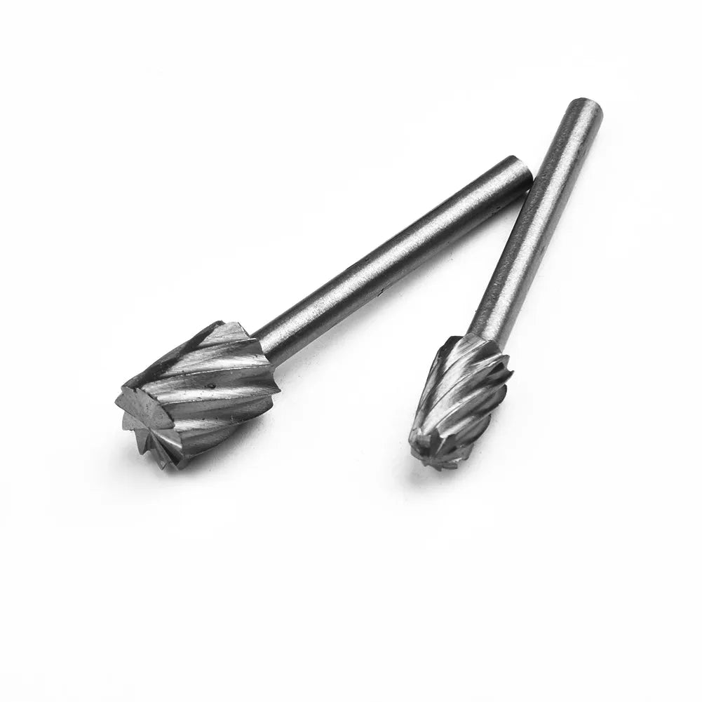 6Pcs Rotary Drill Bits Carbide Milling Cutter Rotary Tool Cut Dremel Tools Wood Metal Carving