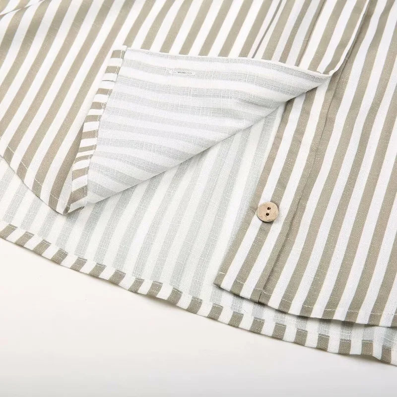 Linen Shirt Women&