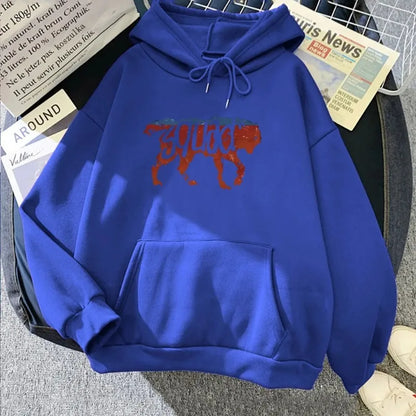 Hoodie for Autumn/Winter Soft Sweatshirt Women/men Aldult with Pocket Cartoon Clothing Moletom Casual Hoody