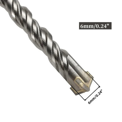 5/6/8/10/12/14/16mm Concrete SDS Plus Drill Bit Cross Electric Hammer Drill Bits for Masonry Concrete Rock Stone