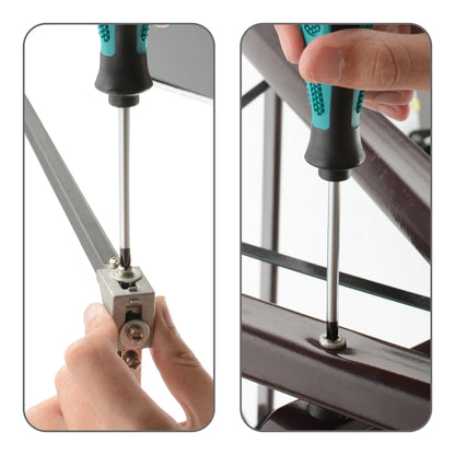 4PCS Multipurpose Handle Screwdrivers Set Electrician Insulated Security Repair Hand Tools  Cross/Straight Type Screw Driver