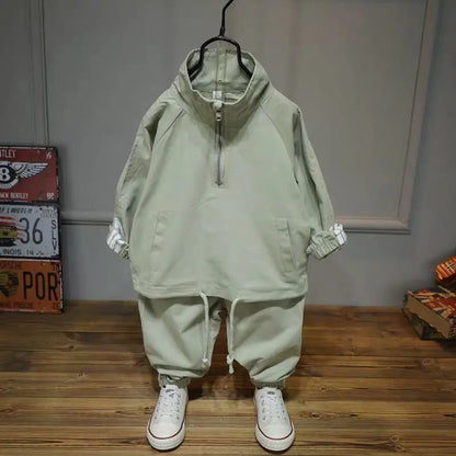 2023 Kids Clothes Boys Spring Autumn teenage Sports Suit Boys Set tracksuits Children Clothing Set 2pcs coat+Pants Causal