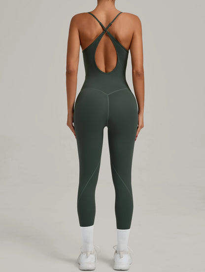 Padded One-Piece Yoga Clothes Sportswear Women&