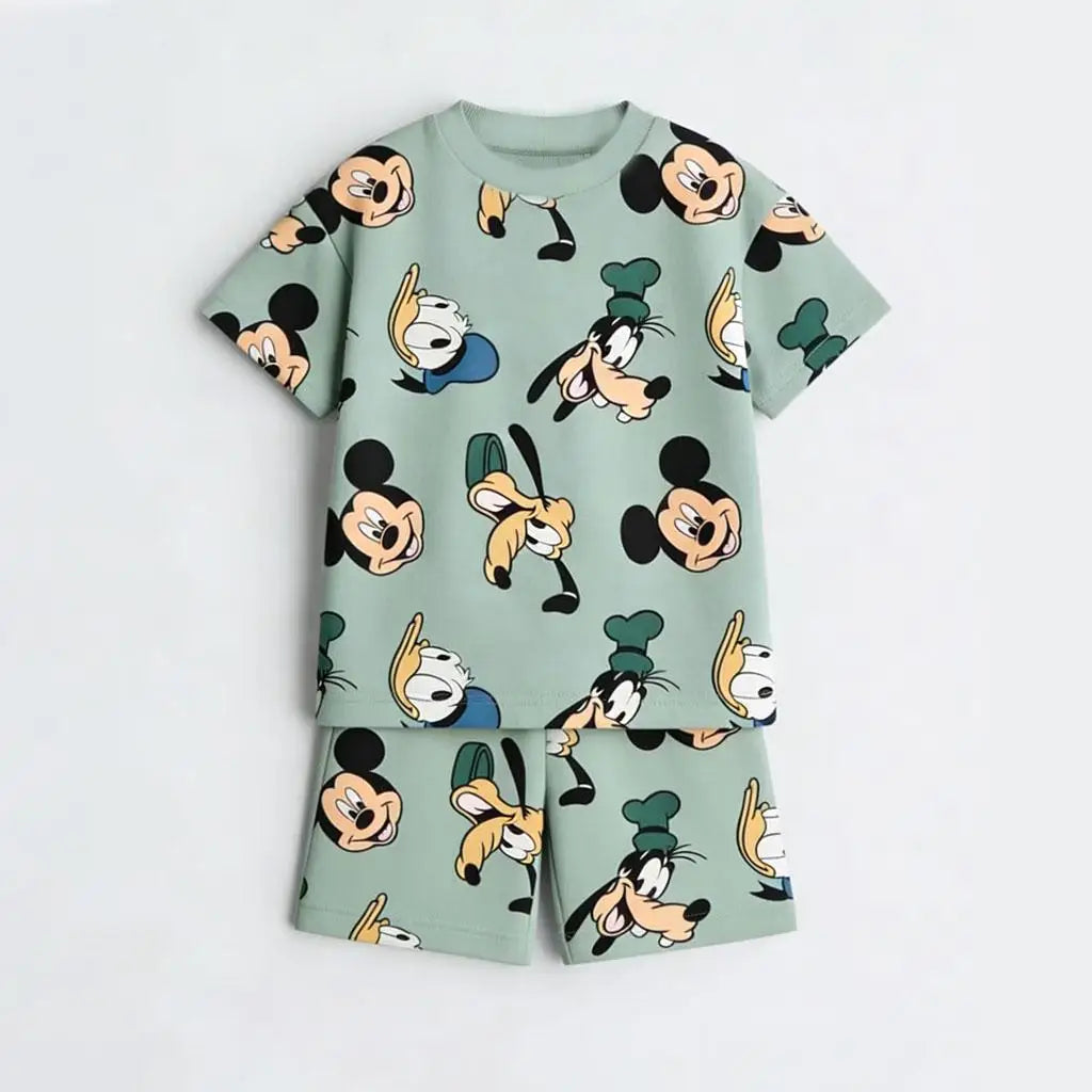 Clothes Child Boy Summer Baby Clothing Sets Kids T-shirt + Shorts Children&
